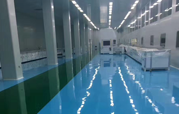 环氧橘皮防滑完工效果